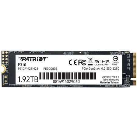 Накопитель SSD Patriot PCIe 3.0 x4 1920GB P310P192TM28 P310 M.2 2280