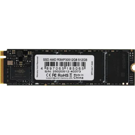 Накопитель SSD AMD PCIe 3.0 x4 512GB R3MP30512G8 Radeon M.2 2280