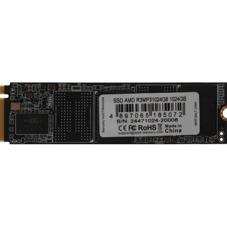 Накопитель SSD AMD PCIe 3.0 x4 1TB R3MP31024G8 Radeon M.2 2280