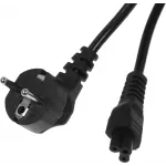Кабель AdAC IEC C5 IEC 320 C5 CEE 7/7 1.8м черный