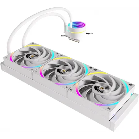 Система водяного охлаждения Formula Oasis L360 ARGB Soc-AM5/AM4/1200/2066/1700/1851 белый 4-pin Al+Cu 360W Ret (OASIS L360 ARGB WH)