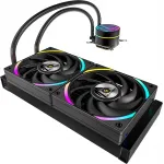 Система водяного охлаждения Formula Oasis L240 ARGB Soc-AM5/AM4/1200/2066/1700/1851 черный 4-pin Al+Cu 310W Ret (OASIS L240 ARGB BK)