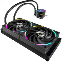 Система водяного охлаждения Formula Oasis L240 ARGB Soc-AM5/AM4/1200/2066/1700/1851 черный 4-pin Al+Cu 310W Ret (OASIS L240 ARGB BK)
