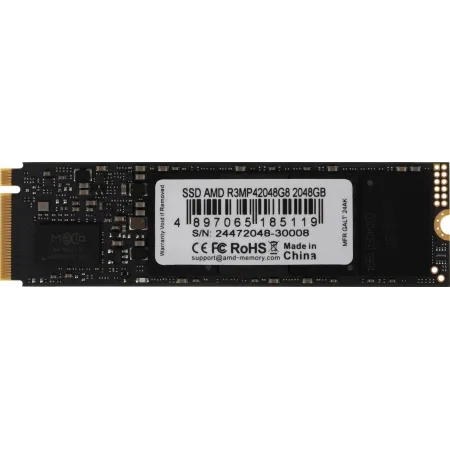 Накопитель SSD AMD PCIe 4.0 x4 2TB R3MP42048G8 Radeon M.2 2280