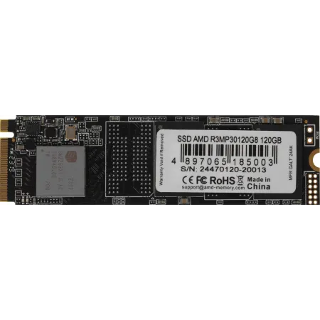 Накопитель SSD AMD PCIe 3.0 x4 120GB R3MP30120G8 Radeon M.2 2280