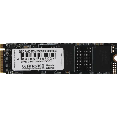 Накопитель SSD AMD PCIe 3.0 x4 960GB R3MP30960G8 Radeon M.2 2280