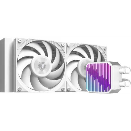 Система водяного охлаждения ID-Cooling DX240 Max Soc-AM5/AM4/1200/1700/1851 белый 4-pin 32.5dB Al+Cu 300W Ret (DX240 MAX WHITE)