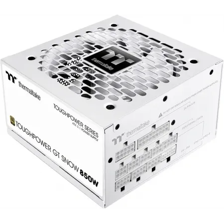 Блок питания Thermaltake ATX 850W Toughpower GT Gen.5 SNOW 80+ gold 24pin APFC 120mm fan 6xSATA Cab Manag RTL