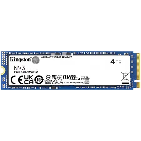 Накопитель SSD Kingston PCIe 4.0 x4 4TB SNV3/4000G NV3 M.2 2280