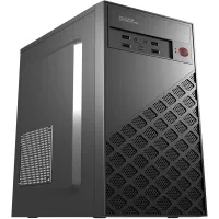 Корпус KingPrice KPCC-MD203 черный без БП ATX 1x80mm 3x120mm 2xUSB2.0 audio