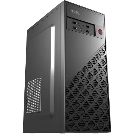 Корпус KingPrice KPCC-MD203 черный без БП ATX 1x80mm 3x120mm 2xUSB2.0 audio