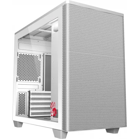 Корпус Bloody BD-CC117F белый без БП mATX 5x120mm 1xUSB2.0 1xUSB3.0 audio bott PSU
