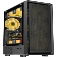 Корпус Bloody BD-CC118 черный без БП mATX 8x120mm 2xUSB2.0 1xUSB3.0 audio bott PSU