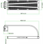 Система водяного охлаждения Thermalright Frozen Edge 360 Soc-AM5/AM4/1200/1700/1851 черный 4-pin 28.1dB Al Ret (F-EDGE-360-BL)