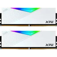 Память DDR5 2x32GB 6400MHz A-Data AX5U6400C3232G-DCLARWH XPG Lancer RGB RTL PC5-51200 CL32 DIMM 288-pin 1.4В kit dual rank с радиатором Ret