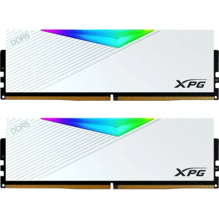 Память DDR5 2x32GB 6400MHz A-Data AX5U6400C3232G-DCLARWH XPG Lancer RGB RTL PC5-51200 CL32 DIMM 288-pin 1.4В kit dual rank с радиатором Ret