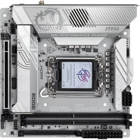 Материнская плата MSI MPG Z890I EDGE TI WIFI Soc-1851 Intel Z890 2xDDR5 mini-ITX AC`97 8ch(7.1) 5Gigabit RAID+HDMI