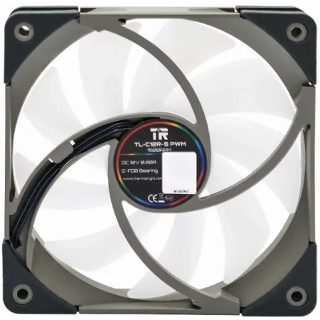 Вентилятор для корпуса Thermalright TL-C12R-S Reverse ARGB 120х120x25 черный 4-pin 25.6дБ Ret