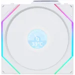 Вентилятор для корпуса Lian-Li Uni Fan TL Wireless LCD 120 LCD ARGB 120х124x28 белый 4-pin 27дБ (G99.12TLLCD1W1W.R0) Ret