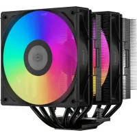 Устройство охлаждения(кулер) PcCooler RT620 ARGB Soc-AM5/AM4/1151/1200/2066/1700 черный 4-pin 28-32dB Al+Cu 265W Ret (RT620-BKAWXX-GL)