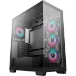 Корпус Deepcool CG580 4F черный без БП ATX 6x120mm 3x140mm 2xUSB3.0 audio bott PSU