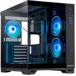Корпус Chieftec Visio черный без БП ATX 2x80mm 4x120mm 2x140mm 1xUSB2.0 2xUSB3.0 audio bott PSU