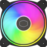 Вентилятор для корпуса Cooler Master MasterFan MF120 Halo2 ARGB 120х120x25 черный 4-pin 27дБ (MFL-B2DN-21NP2-R2) Ret Вентилятор для корпуса Cooler Master MasterFan MF120 Halo2 ARGB 120х120x25 черный 4-pin 27дБ (MFL-B2DN-21NP2-R2) Ret
