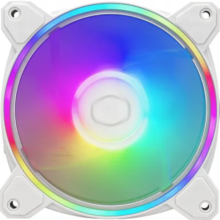 Вентилятор для корпуса Cooler Master MasterFan MF120 Halo2 ARGB 120х120x25 белый 4-pin 27дБ (MFL-B2DW-21NP2-R2) Ret Вентилятор для корпуса Cooler Master MasterFan MF120 Halo2 ARGB 120х120x25 белый 4-pin 27дБ (MFL-B2DW-21NP2-R2) Ret