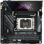 Материнская плата Gigabyte Z890I AORUS ULTRA Soc-1851 Intel Z890 2xDDR5 mini-ITX AC`97 8ch(7.1) 2.5Gg RAID+HDMI+DP