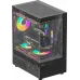 Корпус Formula Crystal Z1CM черный без БП mATX 5x120mm 1xUSB3.0 audio bott PSU