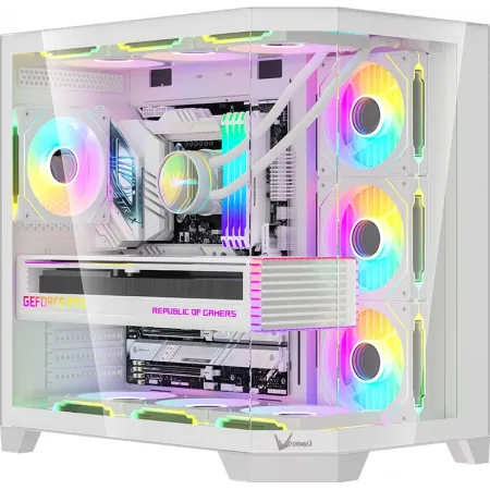 Корпус Formula Crystal Z6 Floe белый без БП ATX 2xUSB3.0 audio bott PSU