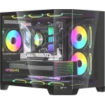 Корпус Formula Crystal Z6M Floe черный без БП ATX 4x120mm 2xUSB3.0 audio bott PSU