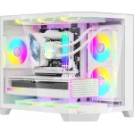 Корпус Formula Crystal Z6M Floe белый без БП ATX 4x120mm 2xUSB3.0 audio bott PSU