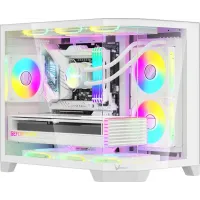 Корпус Formula Crystal Z6M Floe белый без БП ATX 4x120mm 2xUSB3.0 audio bott PSU