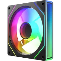 Вентилятор для корпуса Bloody CF-11 LCD ARGB 120х120x25 черный 4-pin 32дБ (упак.:1шт) (CF-11-ARGB120-BK) Ret