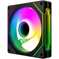 Вентилятор для корпуса Bloody CF-12 LCD ARGB 120х120x25 черный 4-pin 32дБ (упак.:1шт) (CF-12-ARGB120-BK) Ret