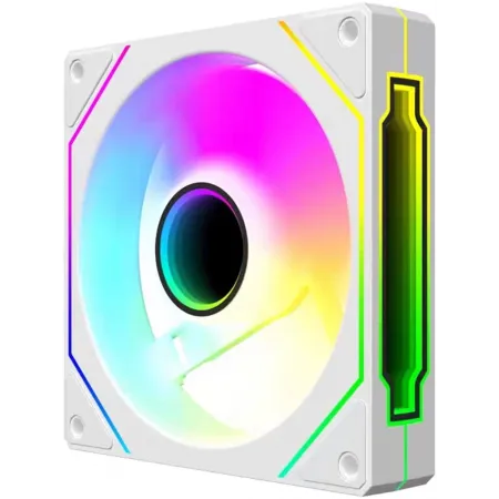 Вентилятор для корпуса Bloody CF-12 LCD ARGB 120х120x25 белый 4-pin 32дБ (упак.:1шт) (CF-12-ARGB120-WH) Ret