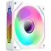 Вентилятор для корпуса Bloody CF-12 LCD ARGB 120х120x25 белый 4-pin 32дБ (упак.:1шт) (CF-12-ARGB120-WH) Ret