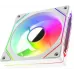 Вентилятор для корпуса Bloody CF-12 LCD ARGB 120х120x25 белый 4-pin 32дБ (упак.:1шт) (CF-12-ARGB120-WH) Ret