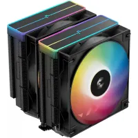 Устройство охлаждения(кулер) Deepcool AG620 Bk V2 ARGB Soc-AM5/AM4/1200/1700/1851 черный 4-pin 15-29dB Al+Cu 260W 1330gr Ret (R-AG620-BKAMMN-GJD)