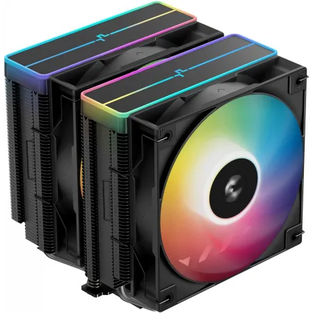 Устройство охлаждения(кулер) Deepcool AG620 Bk V2 ARGB Soc-AM5/AM4/1200/1700/1851 черный 4-pin 15-29dB Al+Cu 260W 1330gr Ret (R-AG620-BKAMMN-GJD)