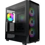 Корпус Montech X5 черный без БП ATX 4x120mm 1xUSB2.0 1xUSB3.0 audio bott PSU