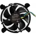 Устройство охлаждения(кулер) KingPrice KPAC-65-PWM3 92x92x25mm Soc-1200/1150/1151/1155 черный 4-pin 18-35dB Al 65W 140gr Ret