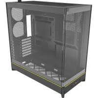 Корпус Montech HS02 черный без БП ATX 4x140mm 2xUSB3.0 1xUSB3.1 audio bott PSU
