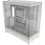Корпус Montech HS02 белый без БП ATX 4x140mm 2xUSB3.0 audio bott PSU