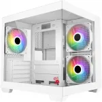 Корпус Bloody CC-121 белый без БП mATX 7x120mm 1xUSB2.0 1xUSB3.0 audio