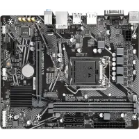 Материнская плата Gigabyte H510M S2H V3 2.0 Soc-1200 Intel Q470 2xDDR4 mATX AC`97 8ch(7.1) GbLAN+VGA+HDMI+DP