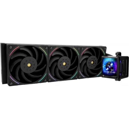 Система водяного охлаждения Thermalright Elite Vision 360 ARGB Soc-AM5/AM4/1200/1700/1851 черный 4-pin 27.7dB Al LCD Ret (E-VISION-360-BL-ARGB)