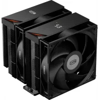 Устройство охлаждения(кулер) PcCooler RT620 Digital BK Soc-AM5/AM4/1151/1200/2066/1700 черный 4-pin 34.9dB Al+Cu LCD 265W Ret (RT620-BKNWYL-GL)