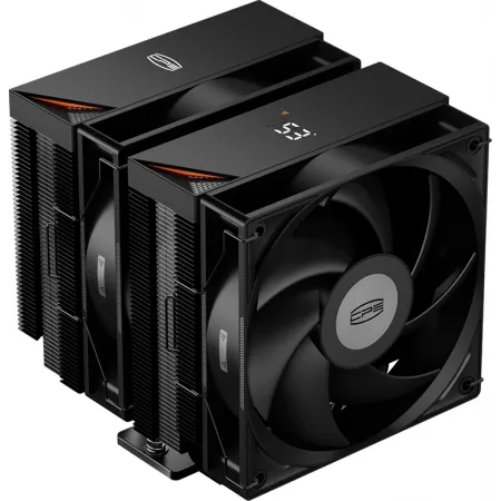 Устройство охлаждения(кулер) PcCooler RT620 Digital BK Soc-AM5/AM4/1151/1200/2066/1700 черный 4-pin 34.9dB Al+Cu LCD 265W Ret (RT620-BKNWYL-GL)